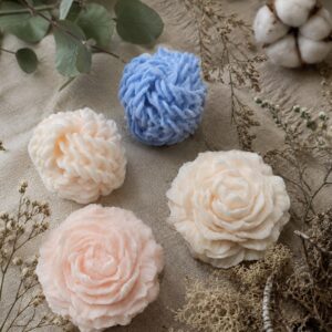 Natural Wax Candle "Flower of Creation"